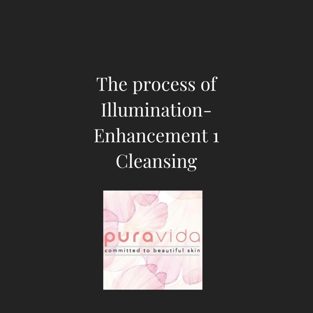 The Process of Illumination- Enhancement 1- Cleansing