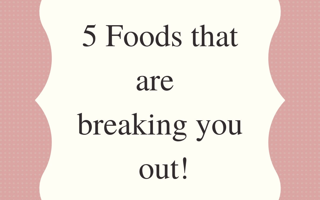 5 Foods that could be breaking you out!